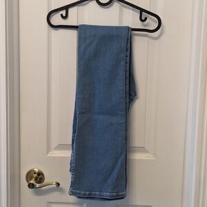 NWOT Frame Le super High Mini Boot Light Blue Denim Jeans